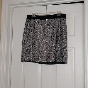 Inc. Int. Sequin Mini Skirt, Size 10, Cyber Monday